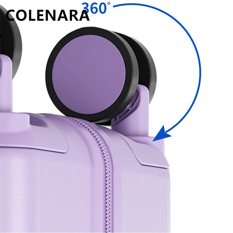 COLENARA High Quality Suitcase Large Capacity Trolley Case PC Boarding Box 20