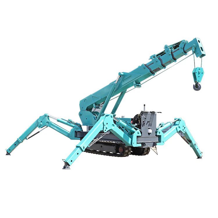 3Ton/5Ton/6Ton/8Ton/12Ton Mini Crawler Spider Crane with Diesel Power & Climbing Ability for Rough Terrain