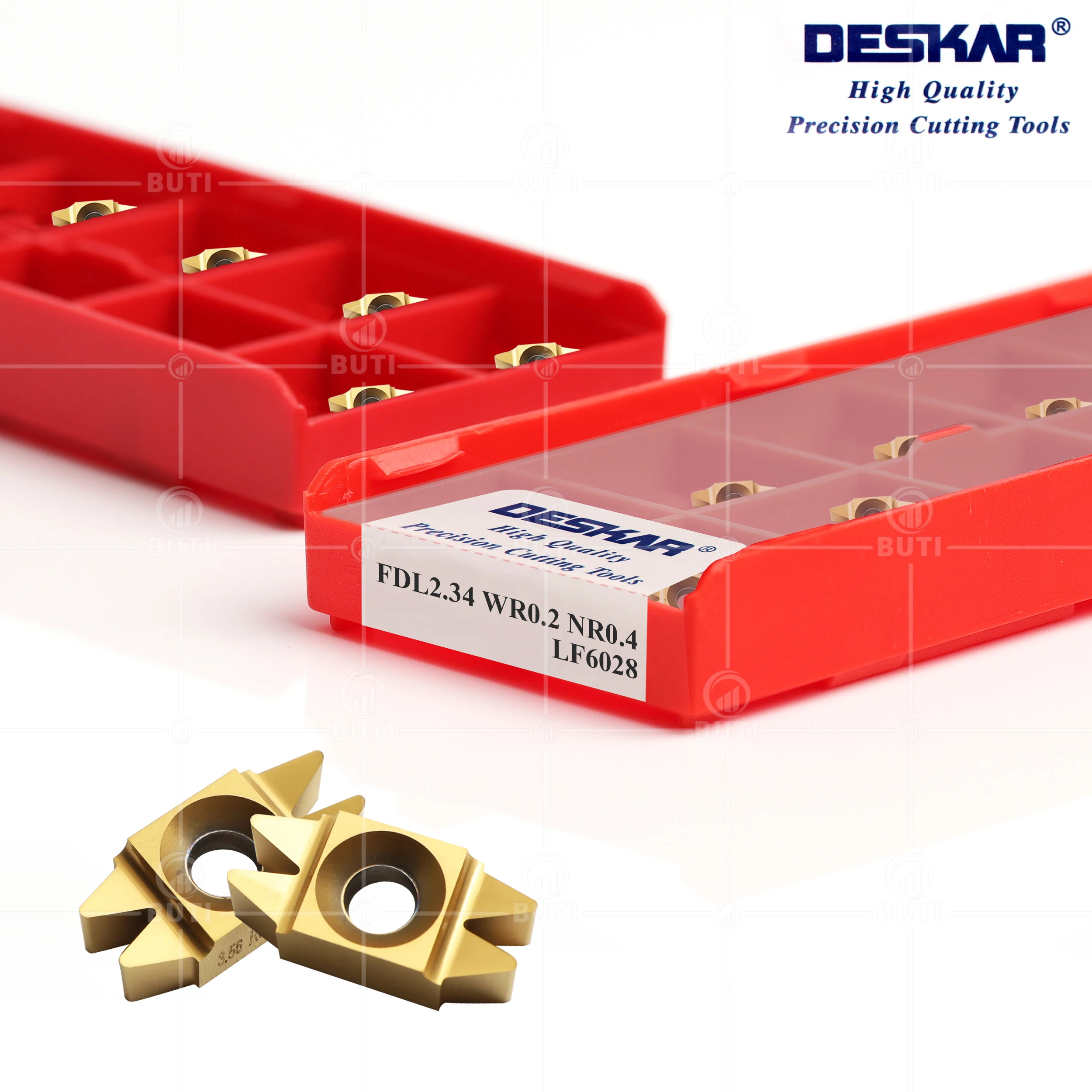 DESKAR 100% Original FDL2.34 WR0.2/NR0.4 FDL3.56 WR0.43/NR0.32 LF6028 CNC Lathe Cutter Belt Pulley Carbide Inserts Turning Tools