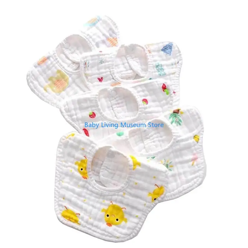 

P31C Commonly Used Baby Stuff Feeding Drawing Apron Adjustable Printed Baby Bibs