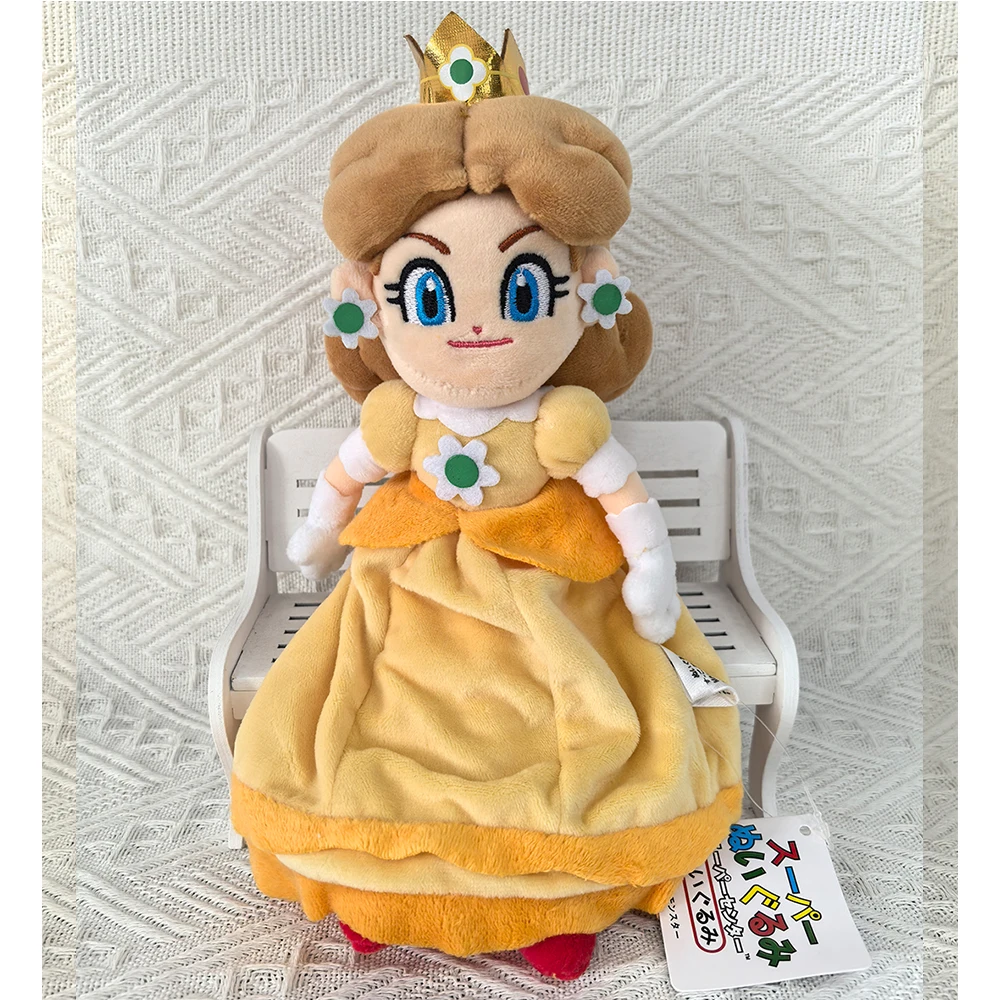 

Super Mario Bros. Wonder Daisy Принцесса 10-дюймовая мягкая игрушка, Switch Cartoon Game Character 3D worlds Odyssey Плюшевая мягкая игрушка