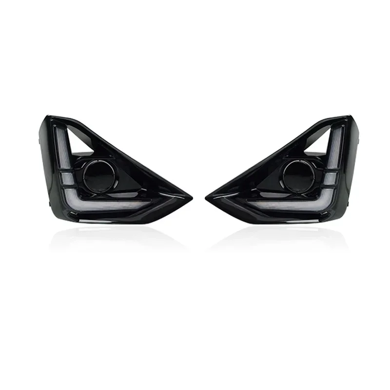 

For Isuzu D-max DMAX 2024 2025 Car Daytime Running Lights Led Dynamic Turn Signal Front Fog Lamp Modification Accessories