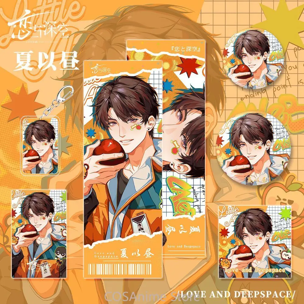 

Аниме Love and Deepspace Caleb, значок для косплея, жесть, брошь, кнопка, Itabag, декор, кулон, брелок, лазерный билет, коллекция, подарок