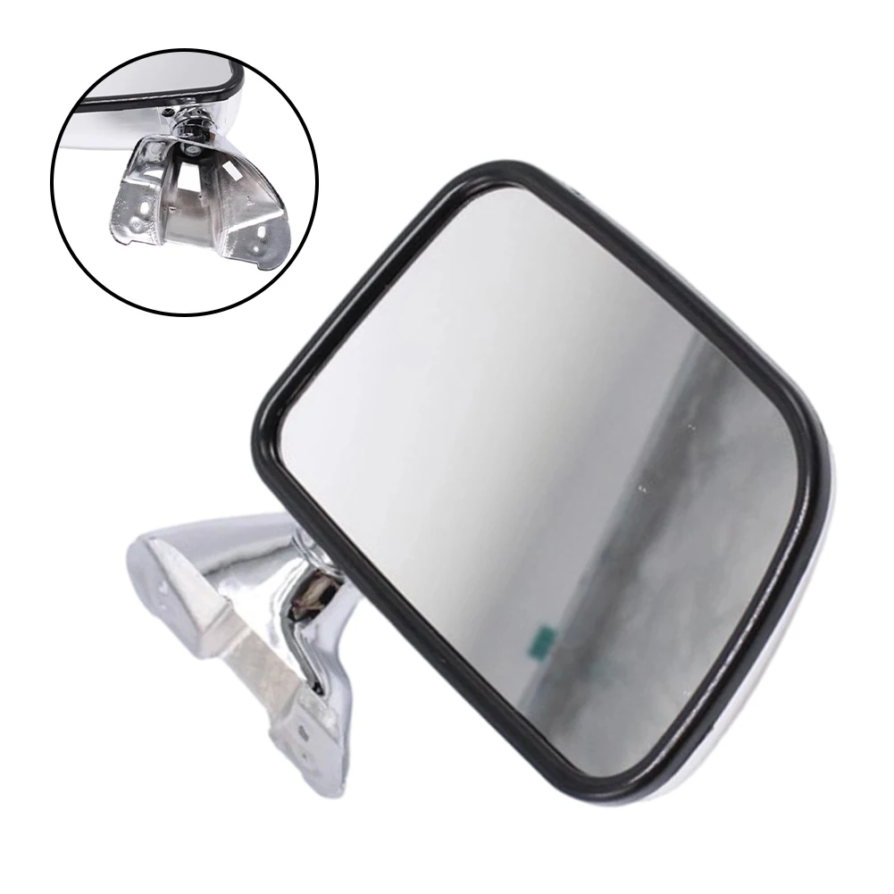 Car Manual Side View Mirrors Chrome Pair Set 8791089136 8794089134 For Toyota For 4Runner Pickup Truck Exterior Parts view 3