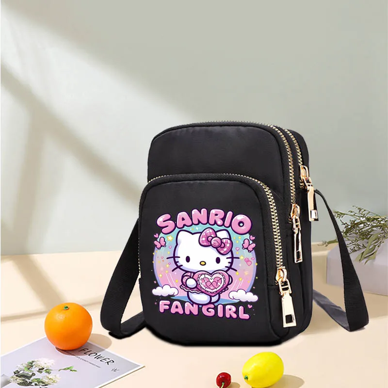 

HelloKittys Women Shoulder Bag Small Multifunction Handbag Casual Tote Female Crossbody Bag Messenger Bags Anime Purse Pouch