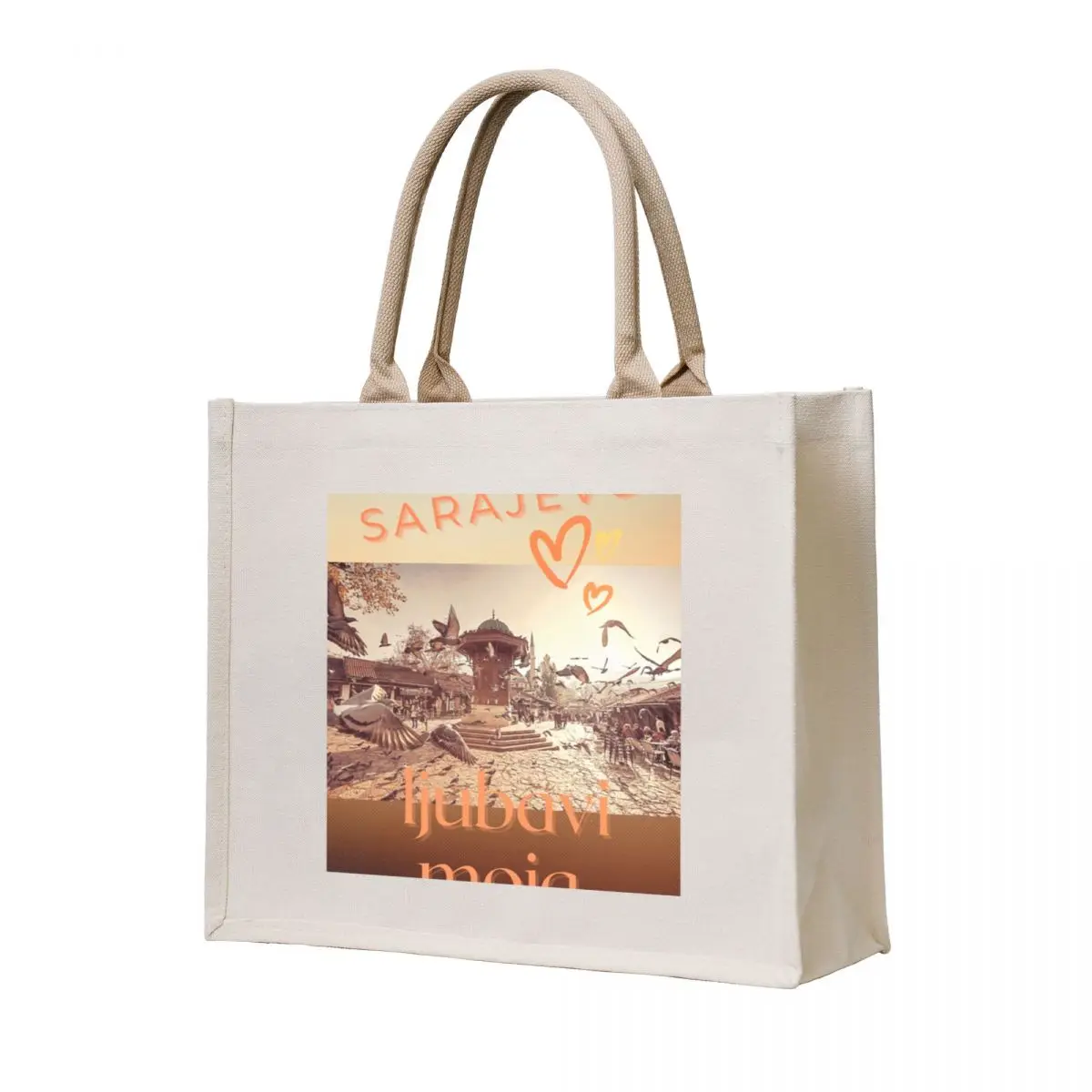 

Sarajevo ljubavi moja Tote Bag Cloth bags shopper bag woman personalized tote