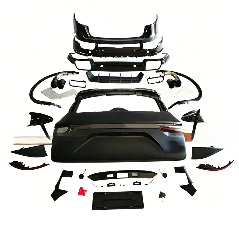 High Quality Modified Upgrade Body Kit Bumper Exterior Parts for 2011-2014 Cayenne Upgrade to 2018-2021 Cayenne Turbo Style
