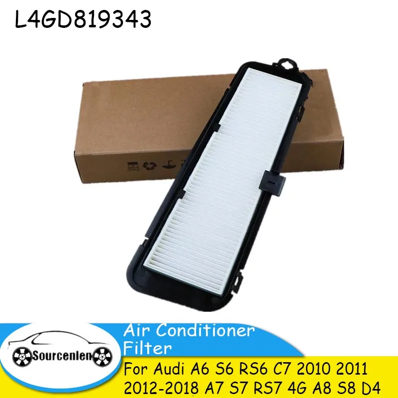 

Car Air Filter L4GD819343 4GD819343 4GD81-9343 for Audi A6 S6 RS6 C7 2010 2011 2012-2018 A7 S7 RS7 4G A8 S8 D4