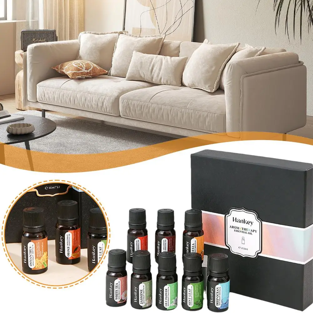 

Essential Oil Aromatherapy Gift Box Water Solubility Long-lasting Floral & Fruity Fragrance Essential Oil gift For Diffuser