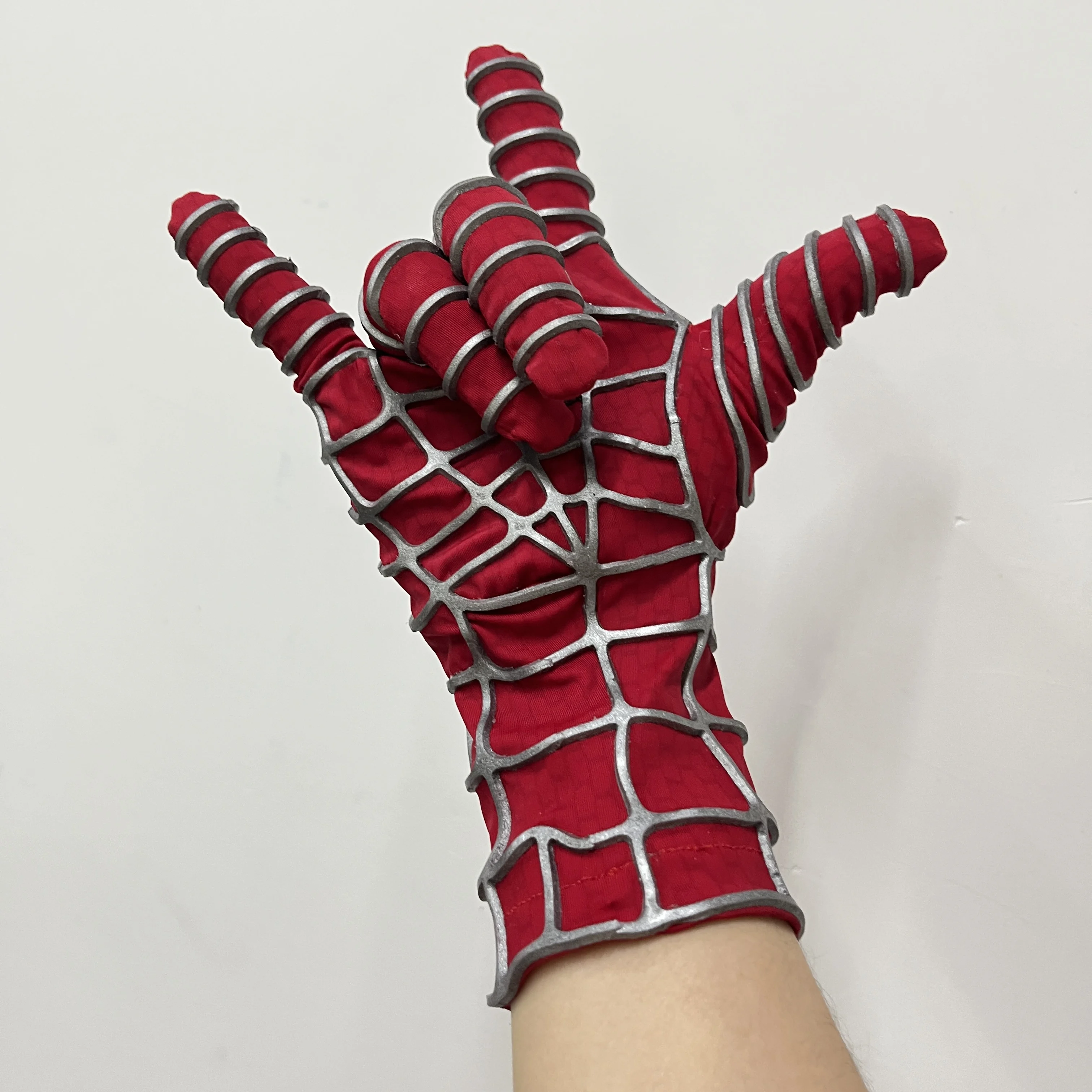 第一世代トビー・スパイダーマンのグローブ（ストリップ・ヴェノム付き
