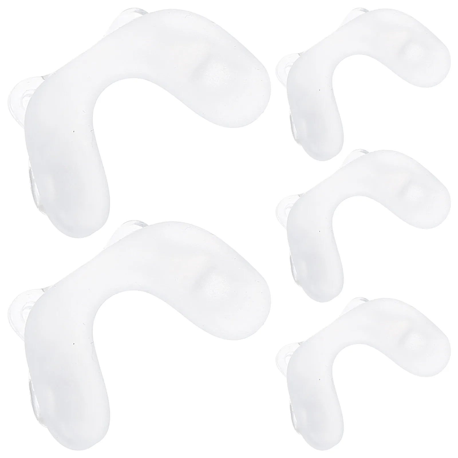 

5Pcs Silicone Eyeglass Nose Pads for Kids Soft Comfortable Anti-Slip Matte Nose Cushions Replacement for Children Eyeglasses