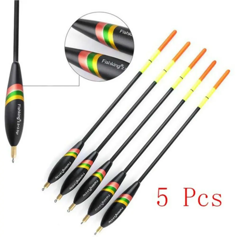 5pcs/lot Mixed Size Balsa Bobber Cork Barguzinsky Fir Float Vertical Pesca For Carp Fishing Float Fishing Tackle