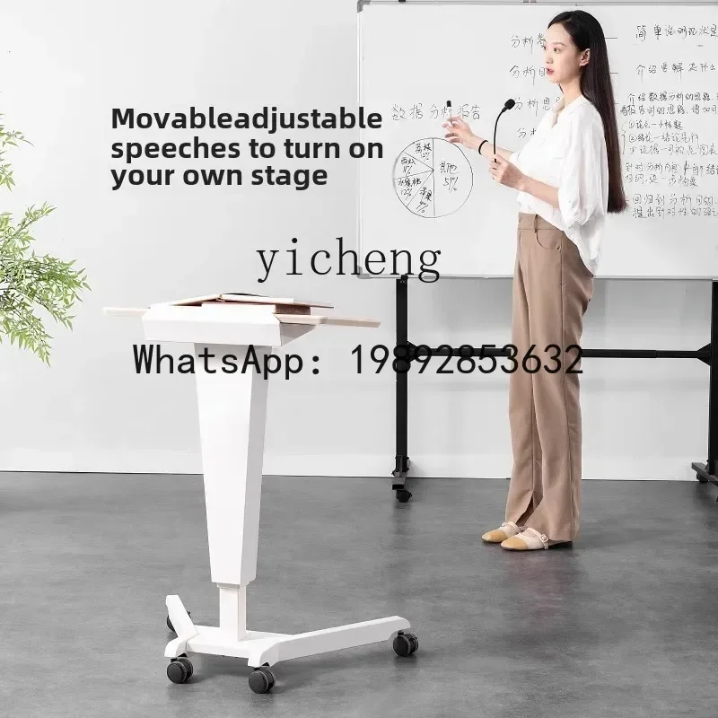 F1 Escola Professor Podio Conferência Podio Cadeira de Conferência Moderno Simples Mesa de Elevação Móvel