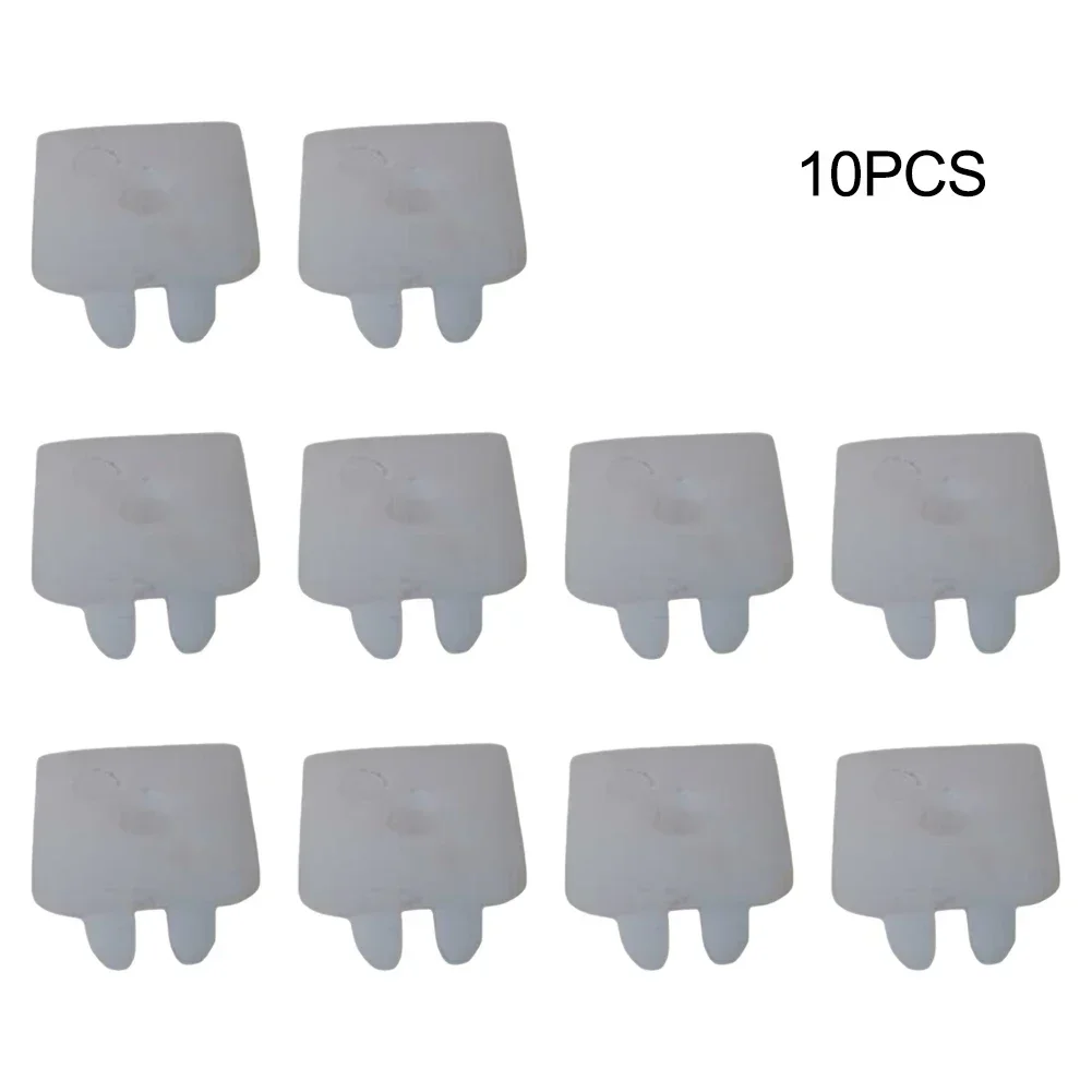 10Pcs Screw Grommet Splash Guard White Square #90682-SB0-003 For Honda For Accord Can Be Well Fixed Splash Guard Car Accessories