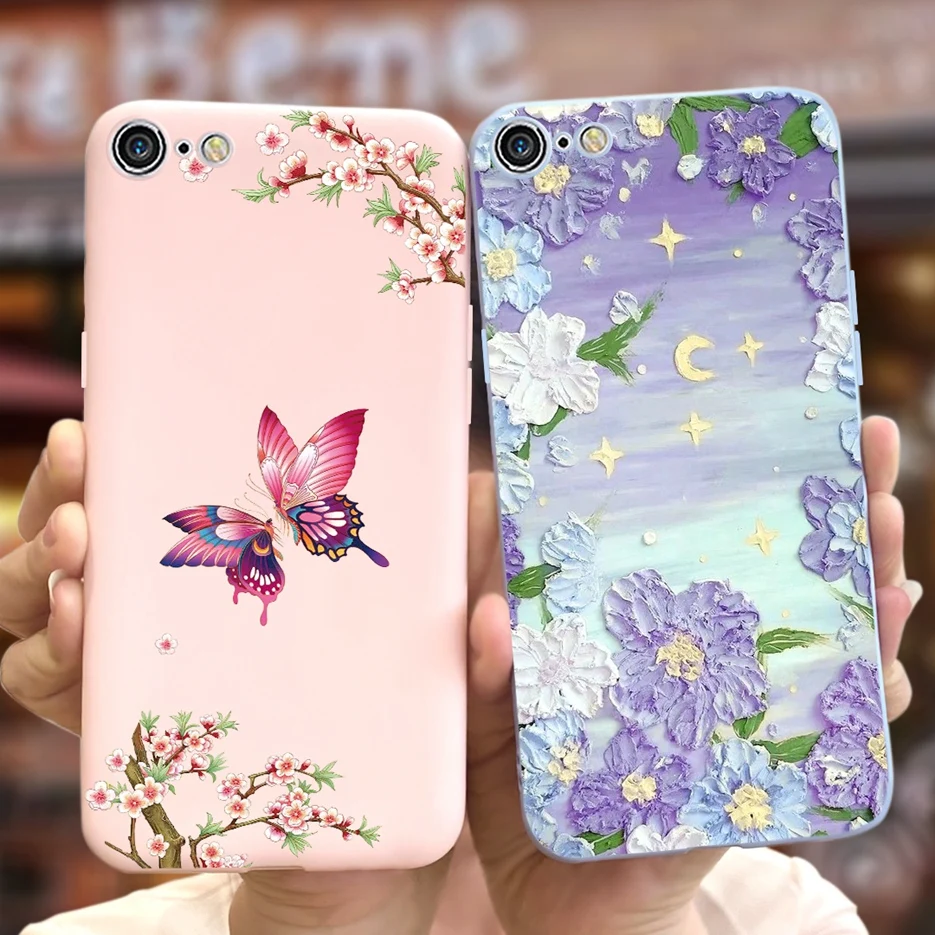 For Apple iPhone SE 2020 Case Cute Dinosaur Cartoon Cover Soft Silicone Phone Case For iPhone SE 2022 iPhoneSE 2020 Fundas Coque