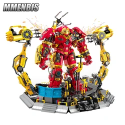 Marvel Iron Man Hulkbuster Machine Workbench MOC Building Blocks Toys Boys Kids Adult Christmas Gifts DIY Bricks Plastic Model