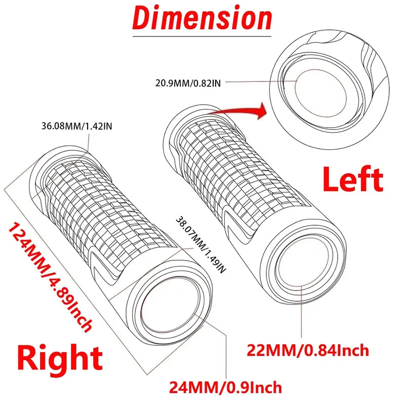 For Yamaha FZ6 FAZER 2004-2015 2010 2011 2012 2013 2014 Motorcycle Accessories Non Slip Handlebar Grips Throttle CNC Hand Bar