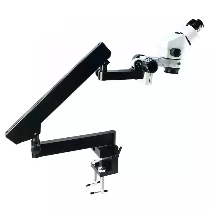 3.5X-90X microscope Stereo Microscope Zoom with Flex Arm for Dentist operating microscopeTXB1-D11