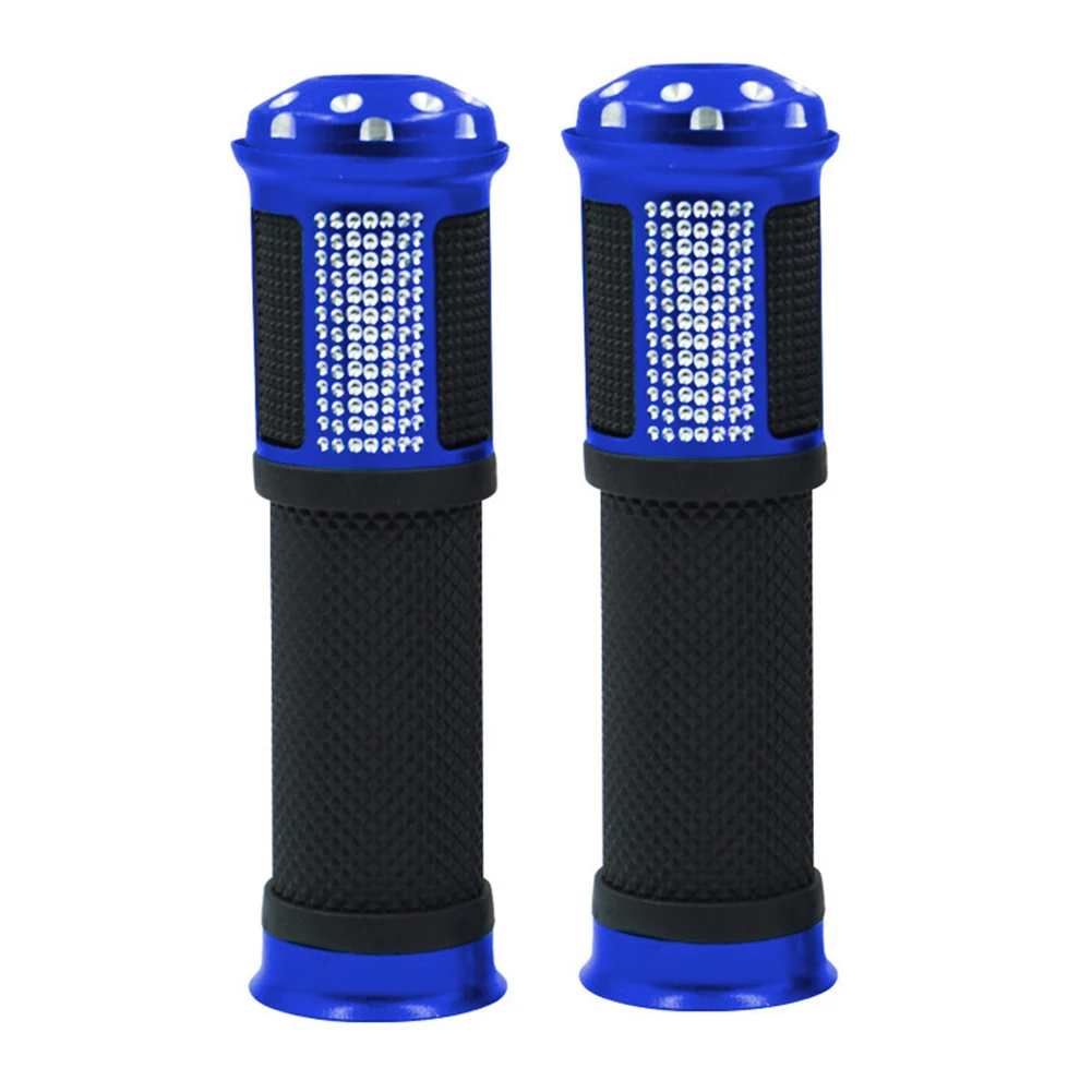 Motorcycle Handlebar Grips with Aluminum Alloy and Integrated Anti Slip Rubber for Improved Control and Comfort