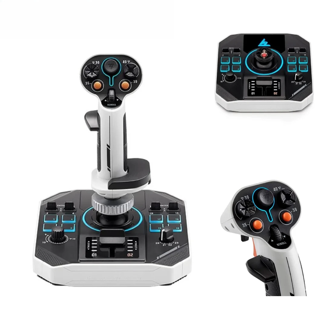 Simplayer Original SOL-R1 SOL-R2 Ambidextrous Flight Stick PC Flightstick for Thrustmaster and Space Simulation Games Shifter
