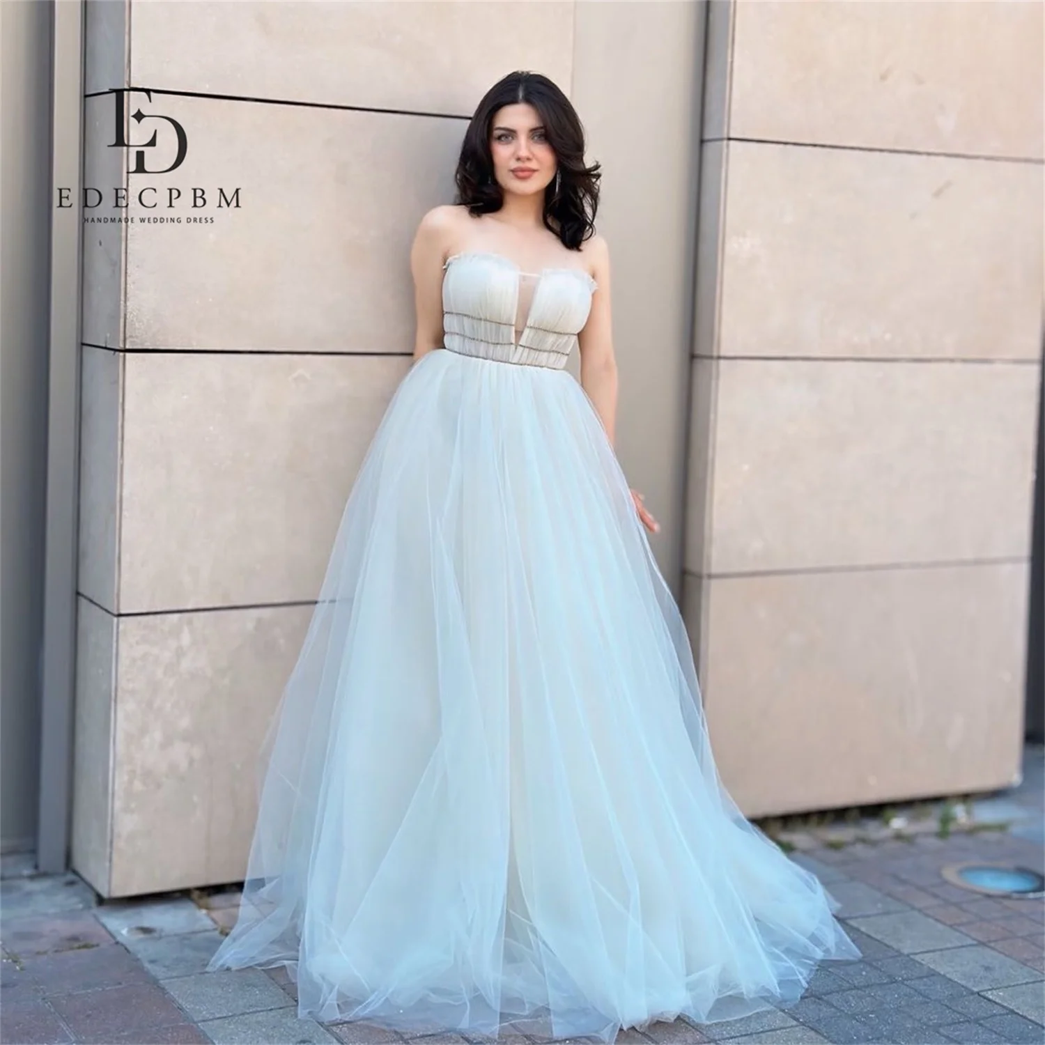 

EDECPBM Customized Women Evening Dress فساتين سهرة Beautiful Prom Dresses Store A-line Vestidos De Fiesta Off-the-shoulder 2025