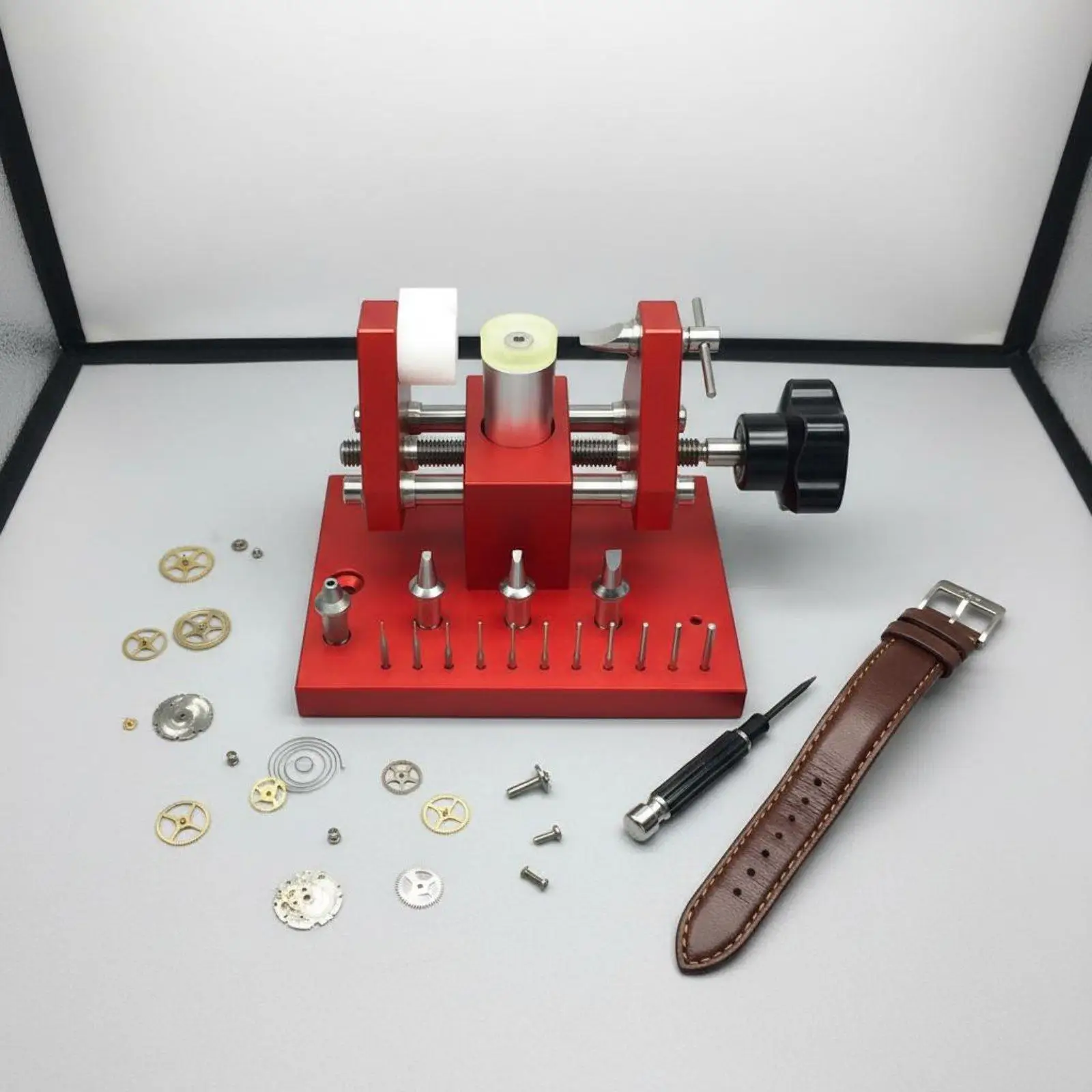 Watch Case Opener with Height Control Precision Engineering Repair Tool for Watchmaking Accessories and Maintenance Kit