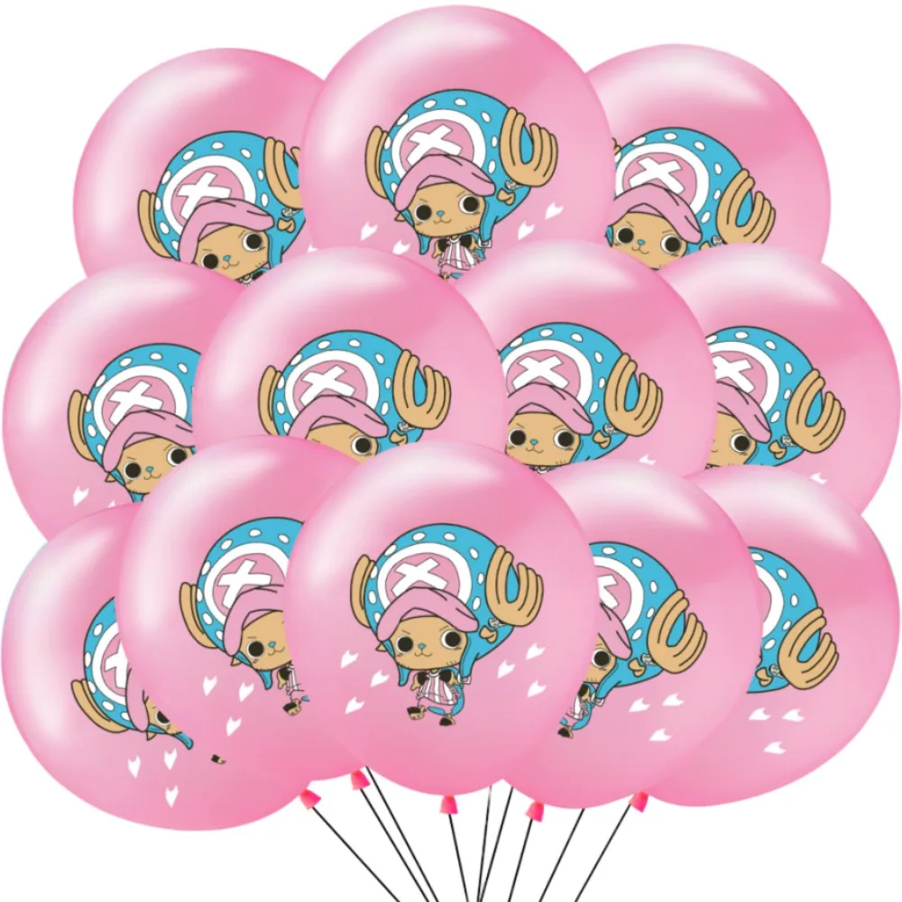 12–60 Stück One Piece Anime-Latexballons, 12 Zoll, Cartoon-Charakter-Ballons, Kindergeburtstag, Party-Dekoration, Babyparty, Festival, Su – Detail 2