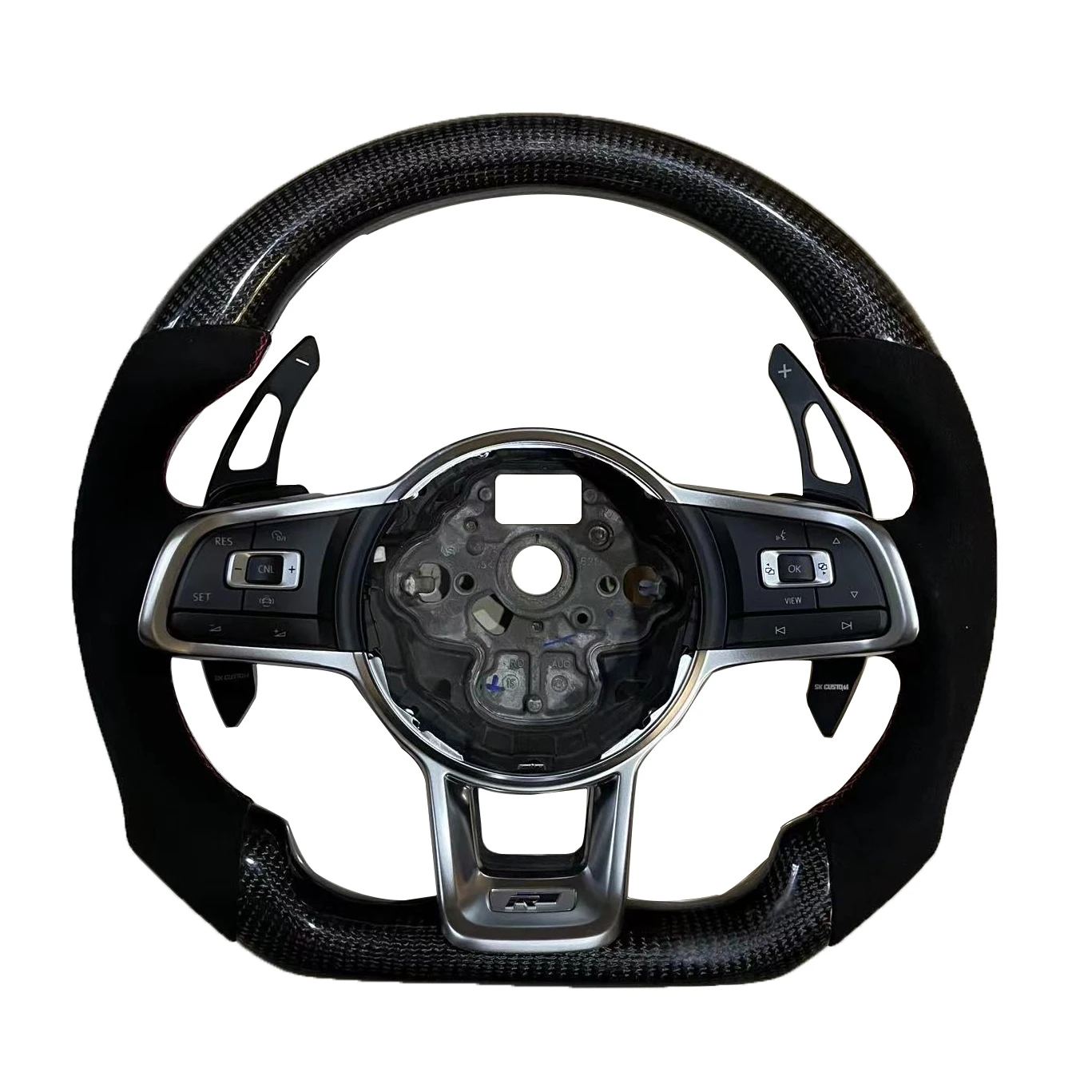 Carbon fiber steering wheel for  Golf MK7 steering wheel assembly vw gti steering wheel