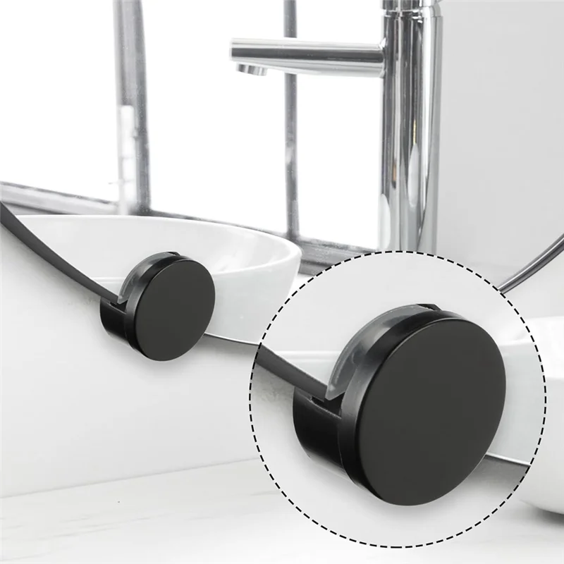 Matériel de montage de miroir, 4 pièces, supports réglables sans cadre, Kit de fixation de miroir suspendu avec ancres à vis de service