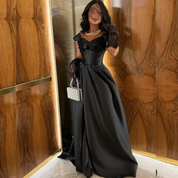 Customized Fashion Sizes Available Beading Sequined Draped Pleat A-line Off-the-shoulder Long Dresses Bespoke Occasion Dresses C