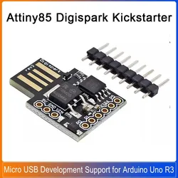 1-5PC Attiny85 Digispark Kickstarter Micro USB Development Board IIC I2C SPI Vis USI Miniature Module Support for Arduino Uno R3
