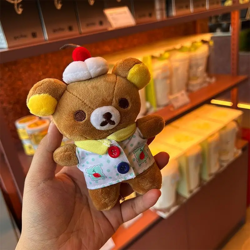 14 センチメートルリラックマ漫画デザートマスターシリーズ小さなペンダントクリエイティブリラックマぬいぐるみバックパック装飾ペンダント誕生日ギフト