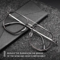 VICKY, nuevas gafas de montura grande para hombres de negocios a la moda, se pueden personalizar, gafas graduadas antiluz azul, montura de gafas Retro