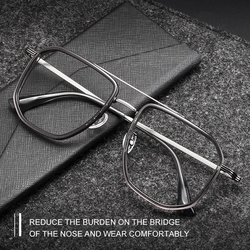 VICKY, nuevas gafas de montura grande para hombres de negocios a la moda, se pueden personalizar, gafas graduadas antiluz azul, montura de gafas Retro