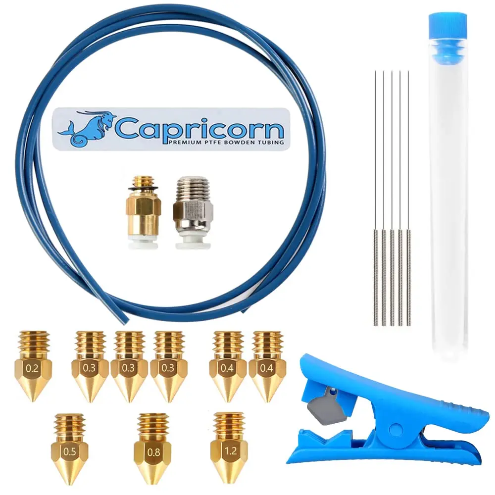 Capricorn Bowden PTFE Tubing XS Series 1M/2M 1.75mm Filament Tube for Ender-3 V2/ Ender 3/ Ender 3 Pro/Ender 5/CR-10 3D Printers