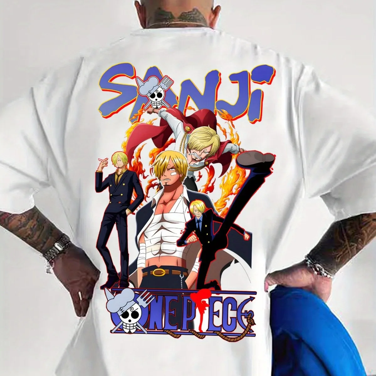 

ONE PIECE 2025, новинка, хит продаж, летняя футболка в стиле аниме Sanji Harajuku, мужская хлопковая футболка для фитнеса в стиле ретро, уличный женский повседневный топ Y2k