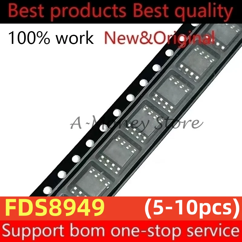 

(5-10pcs)FDS8949 8949 sop-8