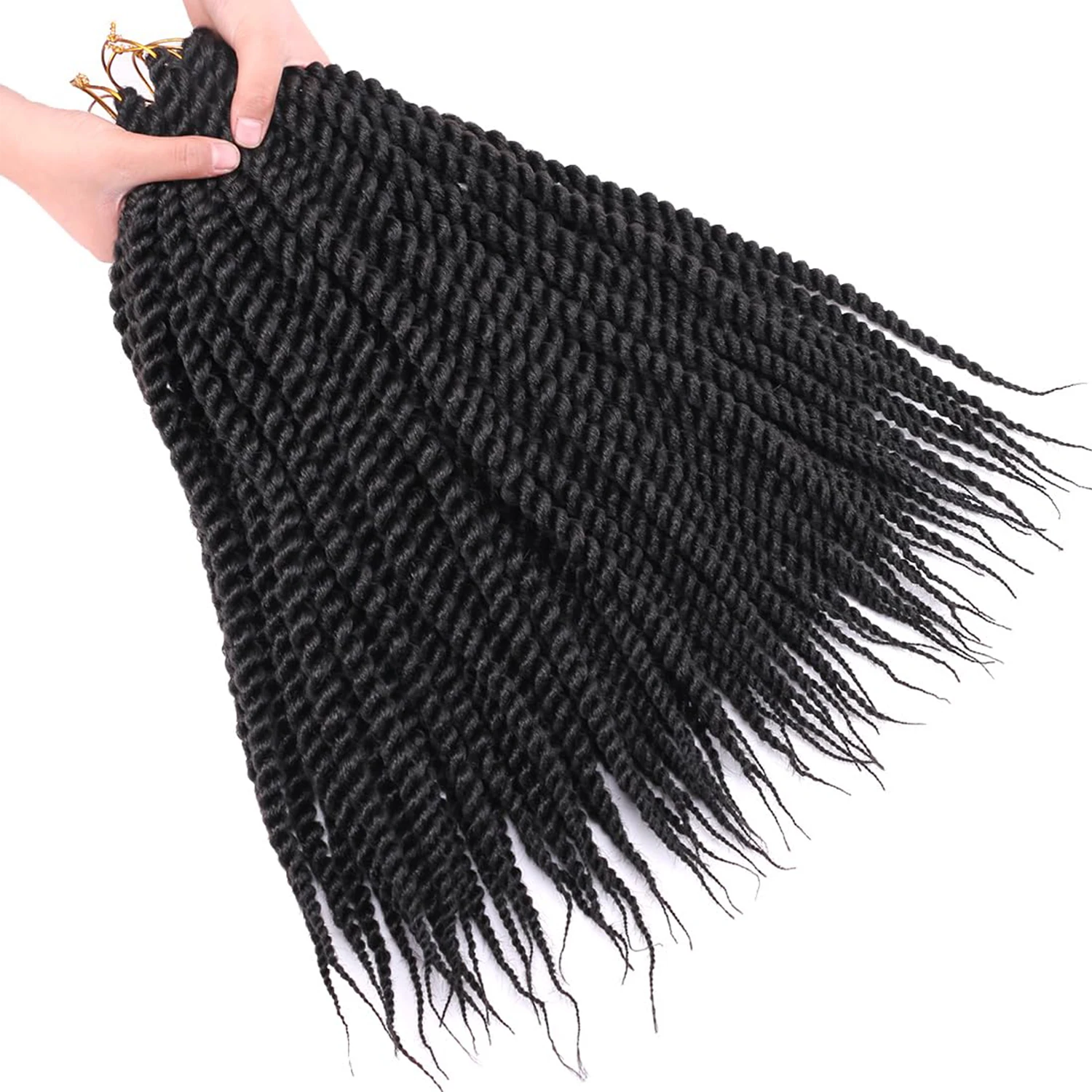 하바나 트위스트 크로셰 브레이드 10/14/18인치 점보 세네갈 트위스트 크로셰 헤어 프로 루프드 브레이딩 합성 헤어 익스텐션