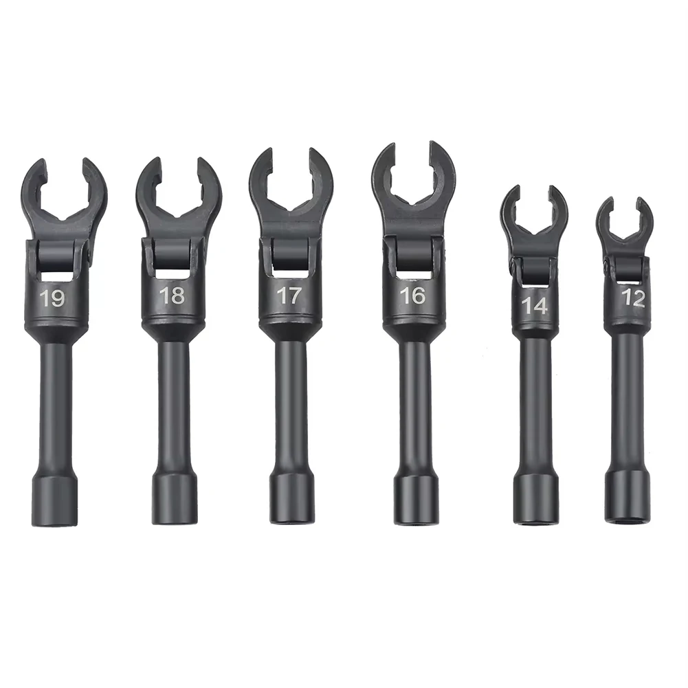 

Diesel Injector Wrench 3/8inch Drive Flare Nut Wrench For Automotive Repair Chrome Vanadium Steel Complete Set Easy Organization