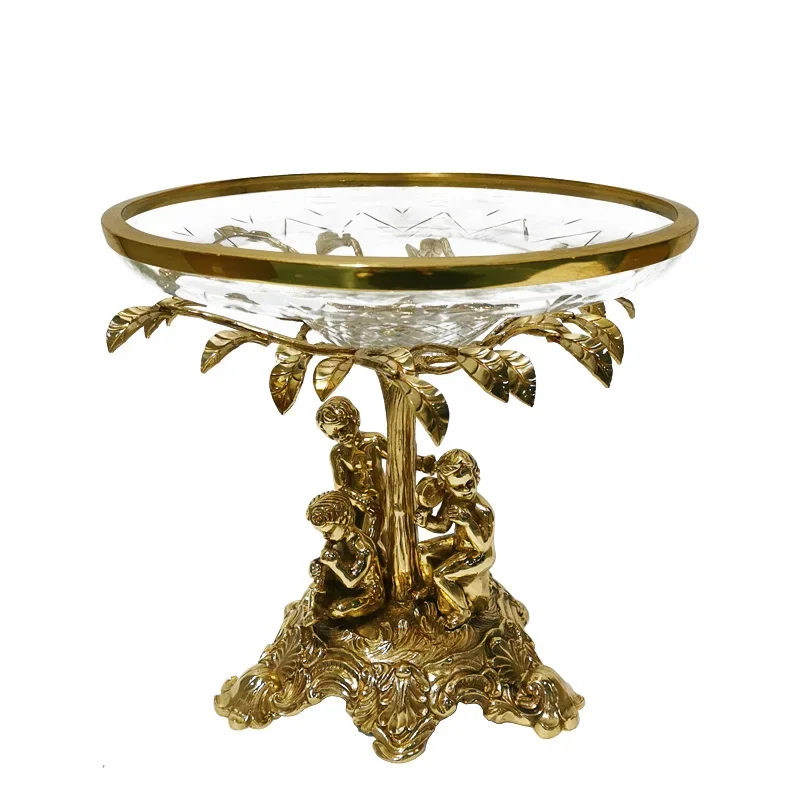 Brass + ceramic, dinner plate, heterosexual/irregular