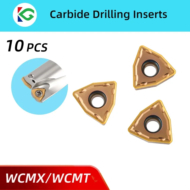 Inserção Rápida do Carboneto para a Broca de u Wcmx 030208 040208 Wc02 Wcmt wc Wcmx020104 Wcmt050308 Wcmt06t308 Wcmt080412 10 Peças
