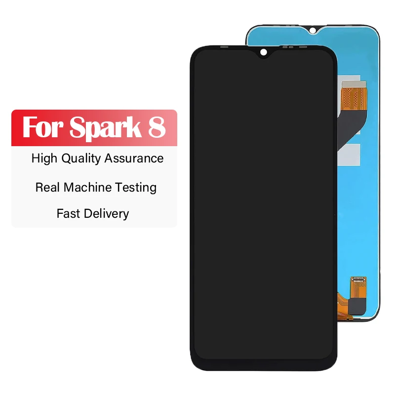 6.52 inches for Tecno Spark 8 LCD Display KG6 KG6k Touch Screen Digitizer Assembly Replacement Parts For tecno Spark 8 lcd