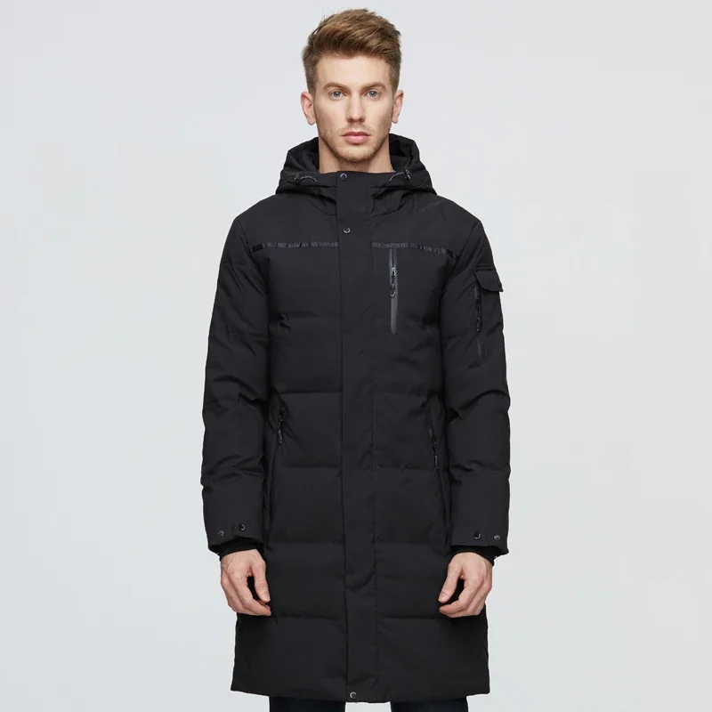 

Men Thick （Winter) Snow Coat 2023 New Arrivals Men's X-Long 90% White Duck Down Thicken Warm Casual Down Jacket 5XL