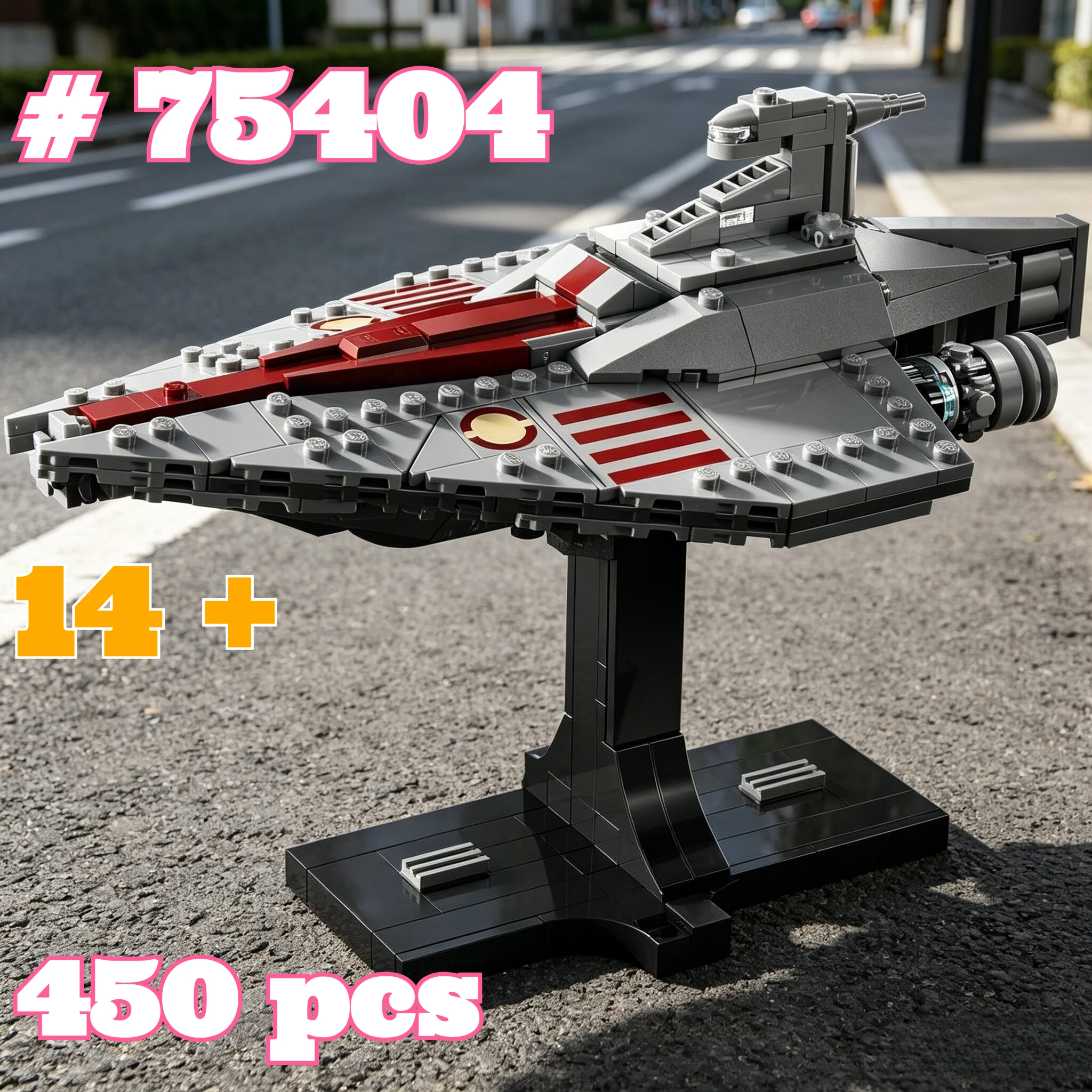 

Moc Starship 75404 Building Blocks Sets Suitable for Birthday Gifts， Compatible with Legoed Particles，450pcs.