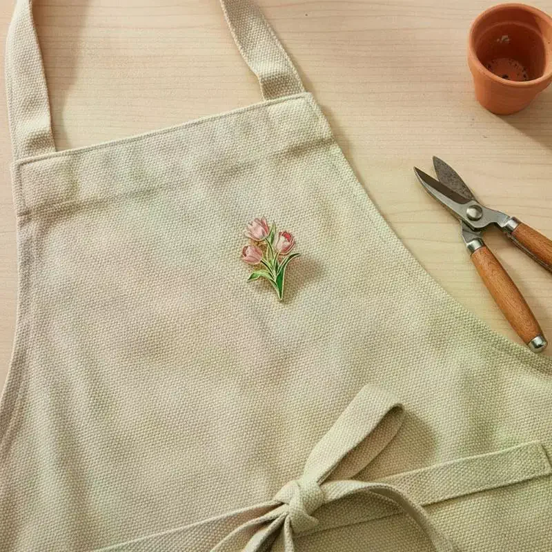 Fashion Elegant Botanical Enamel Flower Pins Assorted Plant Lapel Brooches Nature Badges For Womens Fashion Jewelry Accessories