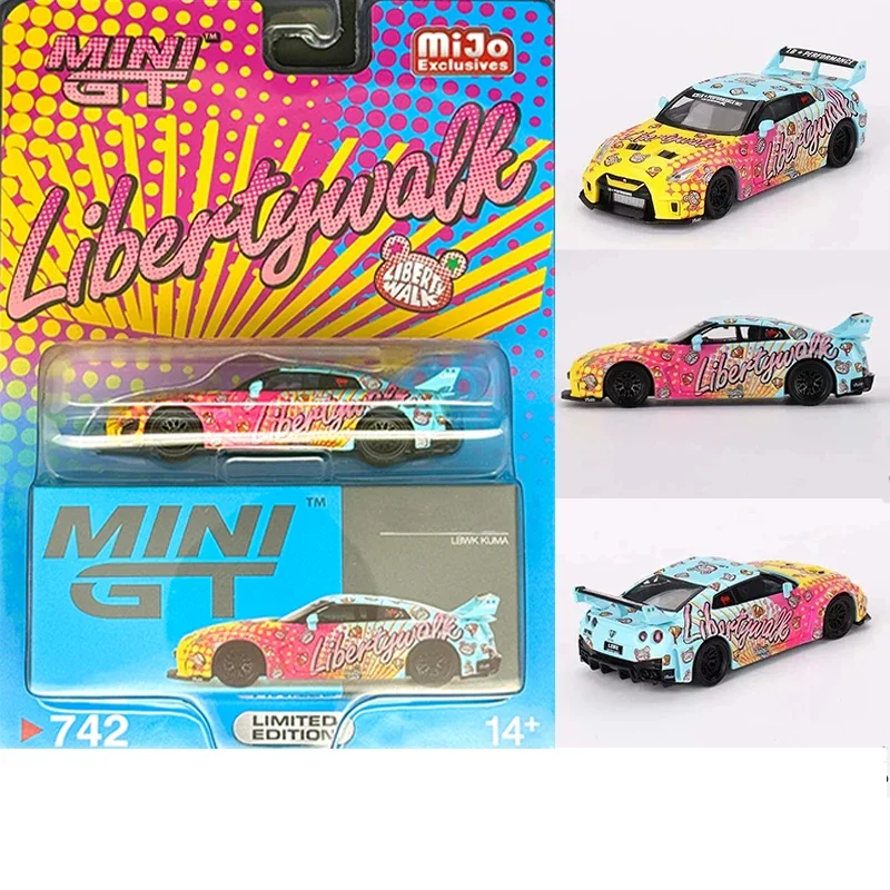 Minigt 698ของเล่นโมเดลรถยนต์ Diecast เส้นขอบฟ้า kenmeri Kuma 1:64 lbwk