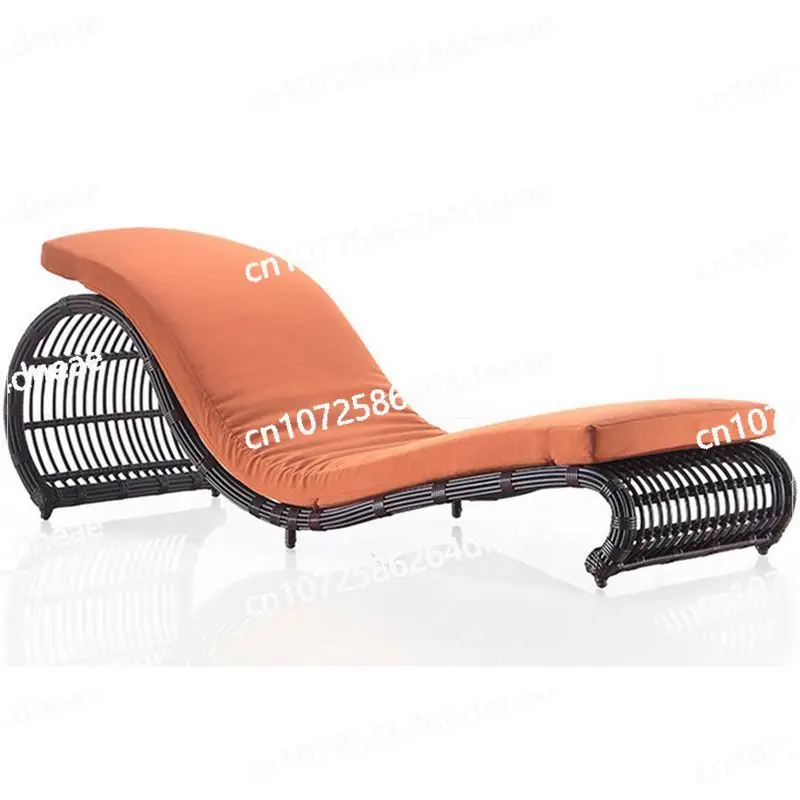 

recliner outdoor sunbed rattan chair sundeck