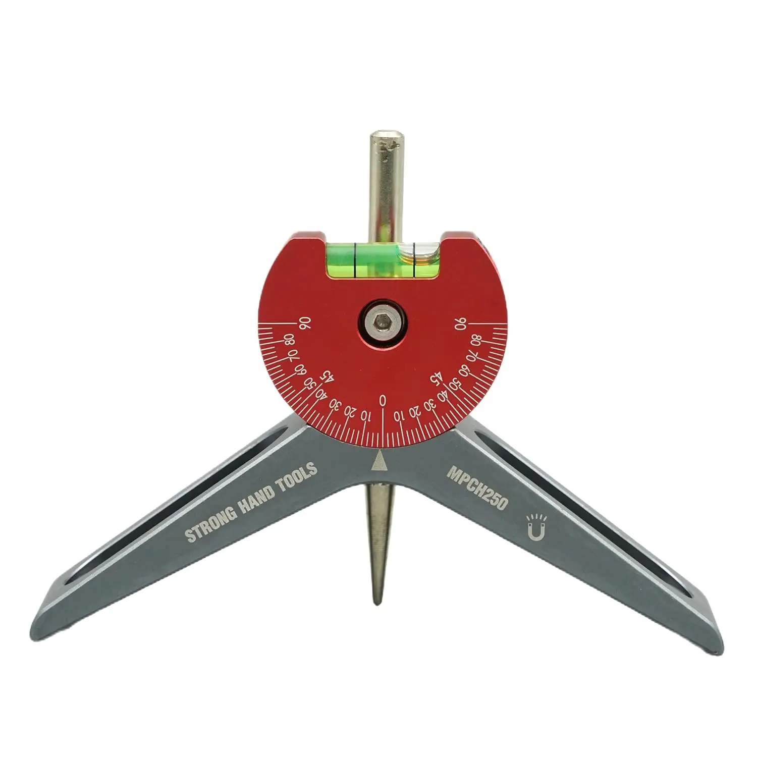 

Magnetic Pipe Centering Head for Pipes Over 2", Anodized Aluminum, 360° Rotatable Dial, MPCH250