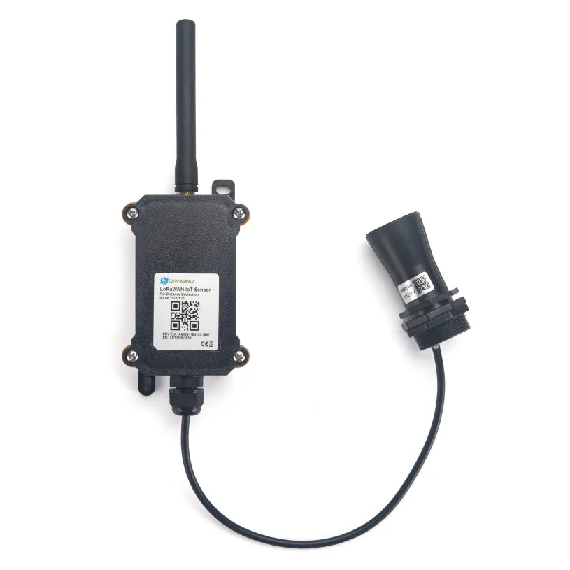 Dragino original LDDS75 LoRaWAN distance detection sensor adopts ultrasonic sensing technology