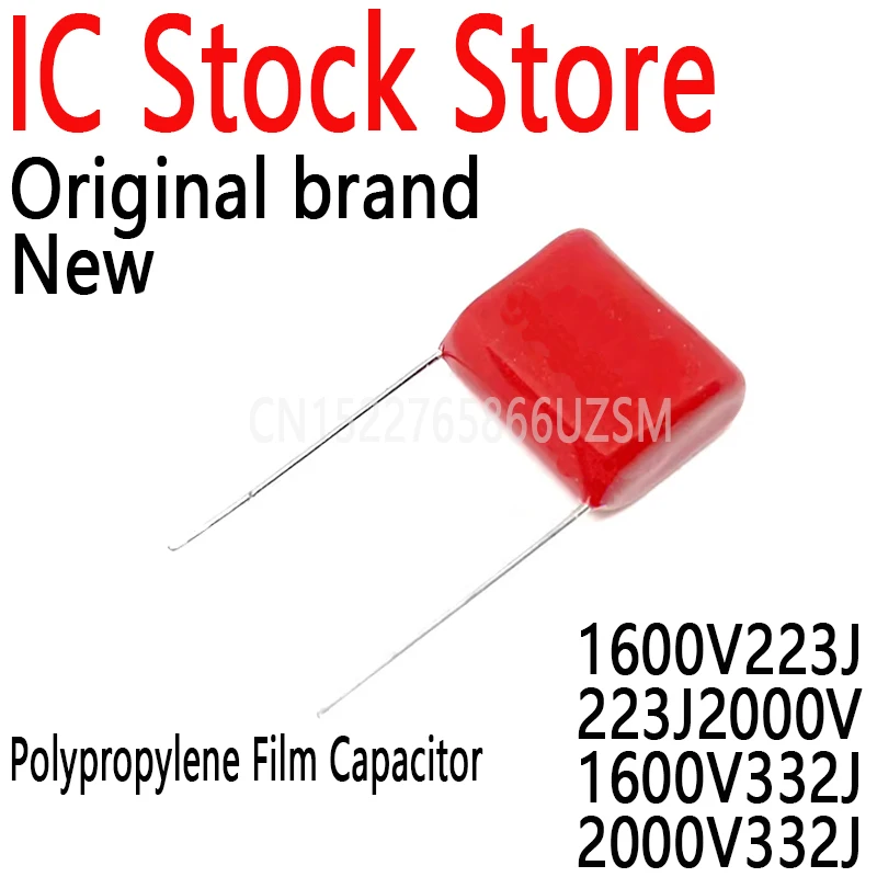 20PCS 0.022uF 2000V 2KV 1600V 22NF 223J CBB81 Polypropylene Film Capacitor Pitch 15mm 1600V223J 223J2000V 1600V332J 2000V332J